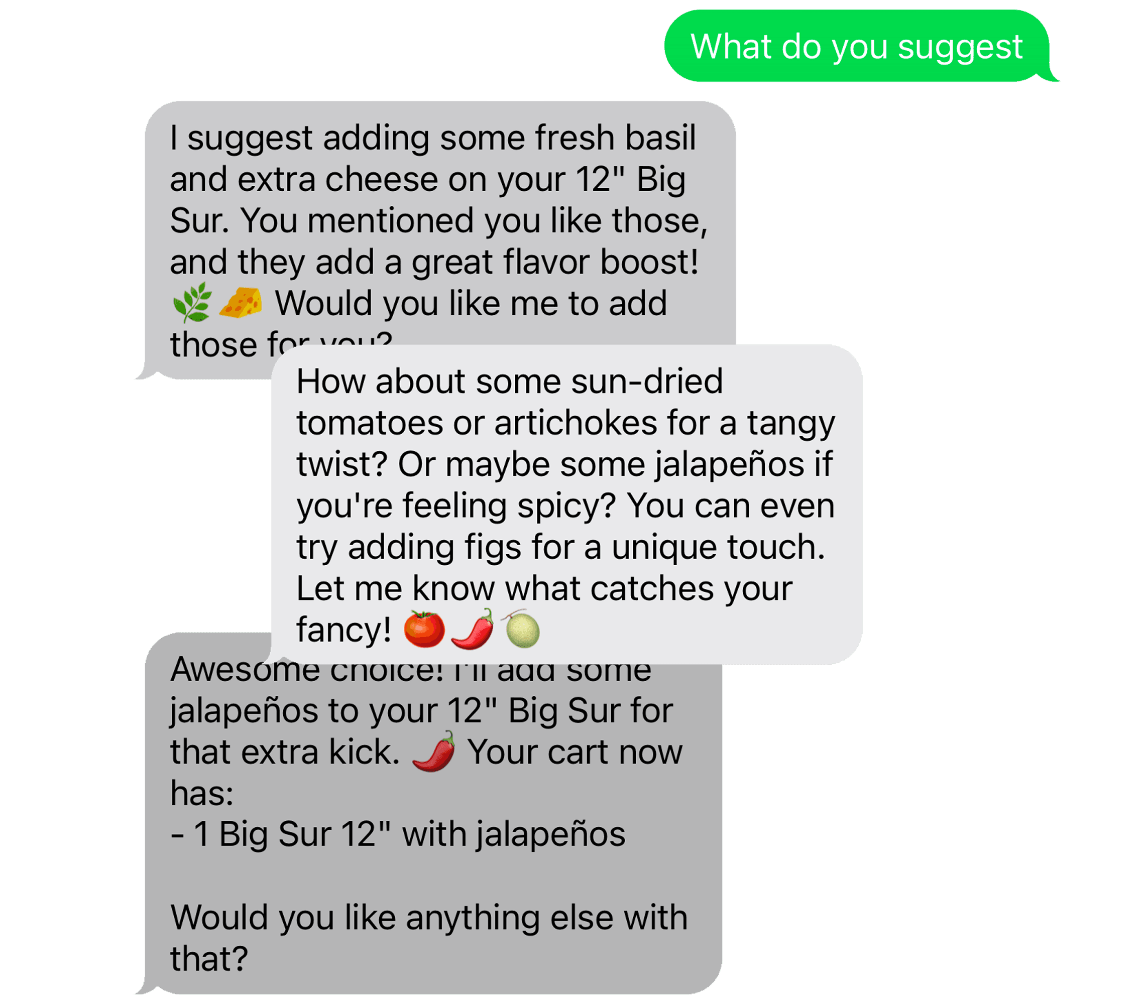 AI suggestions
